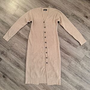 Able Elizabeth Ribbed Duster Cardigan